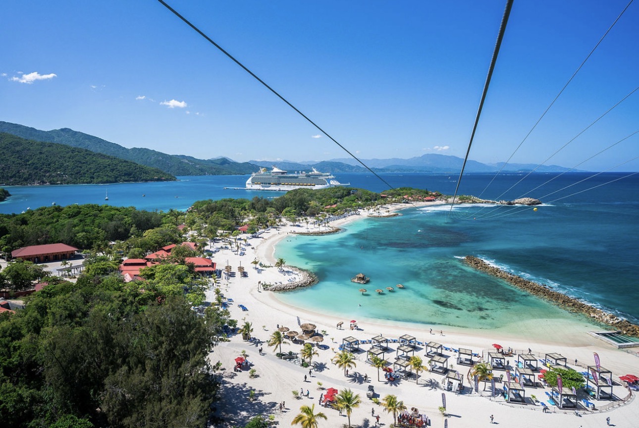 Coastal view of Haiti